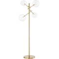 Ideal Lux - Lampada LED da terra EQUINOXE 4xG4/2W/230V ottone/limpido
